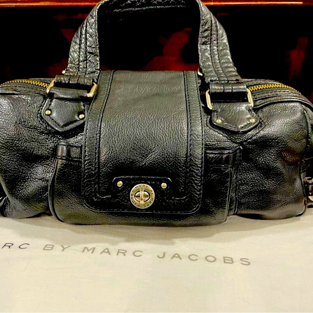 Marc Jacobs Black Leather Handbag